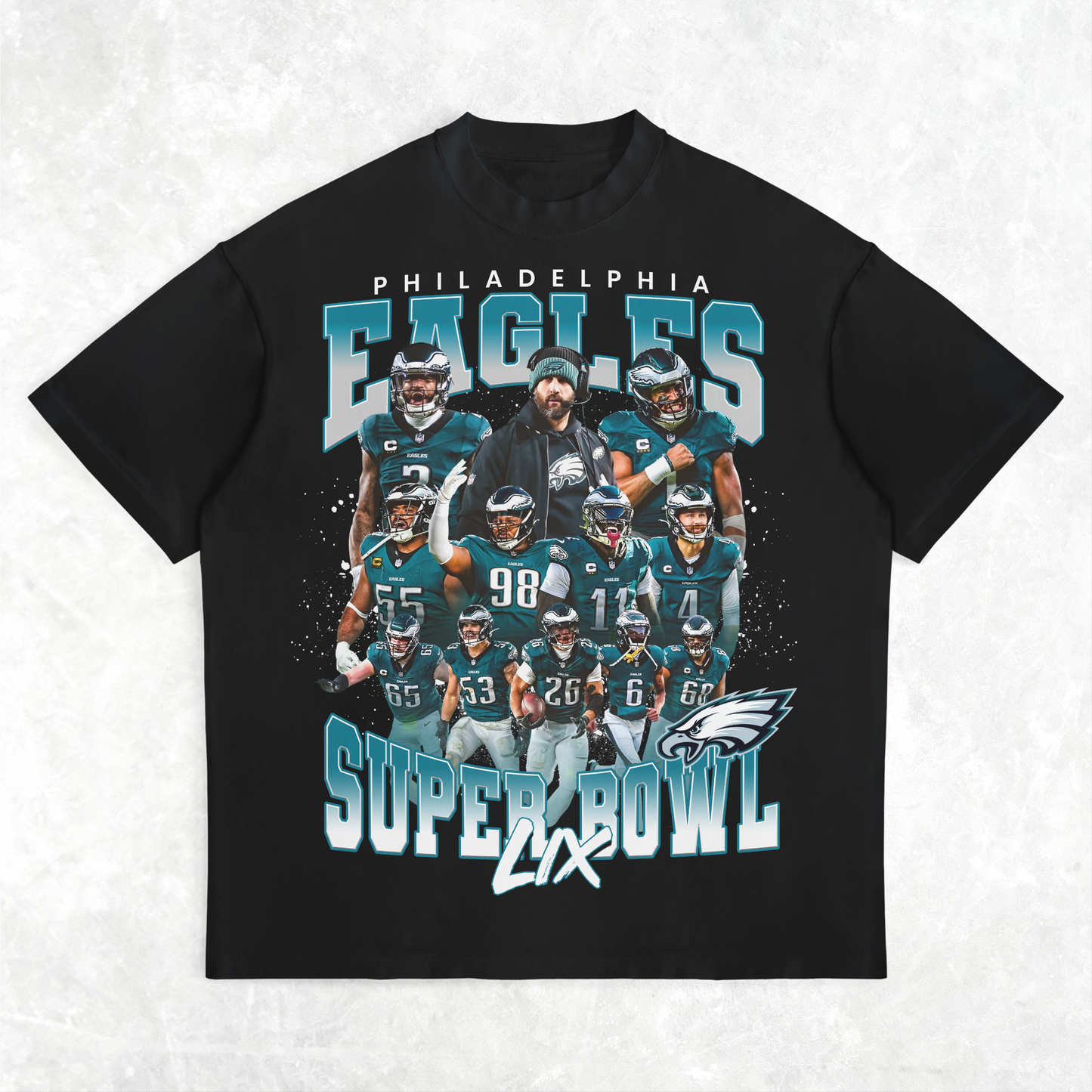PHILADELPHIA EAGLES SUPER BOWL 59 TEE