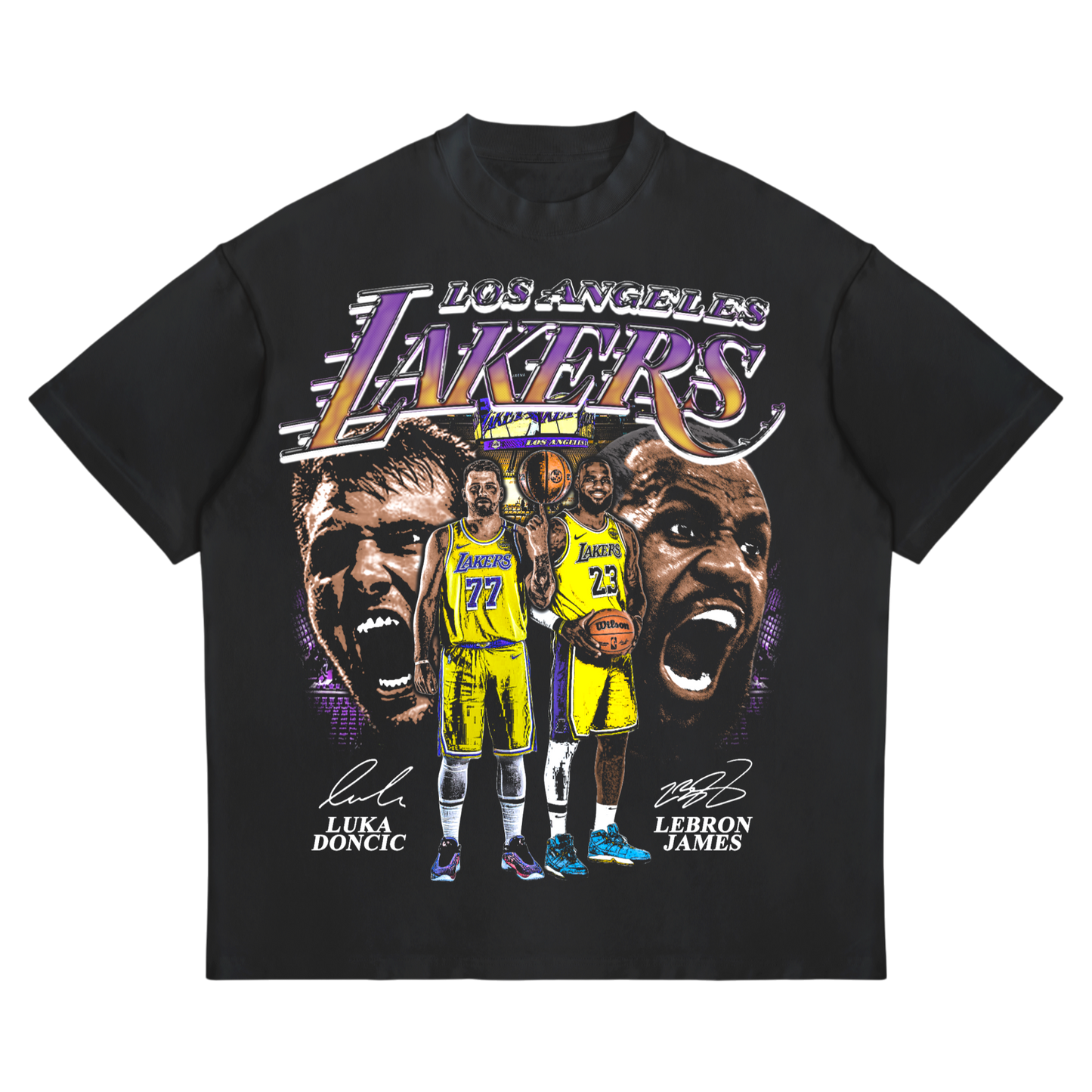 LUKA & LEBRON LAKER TEE