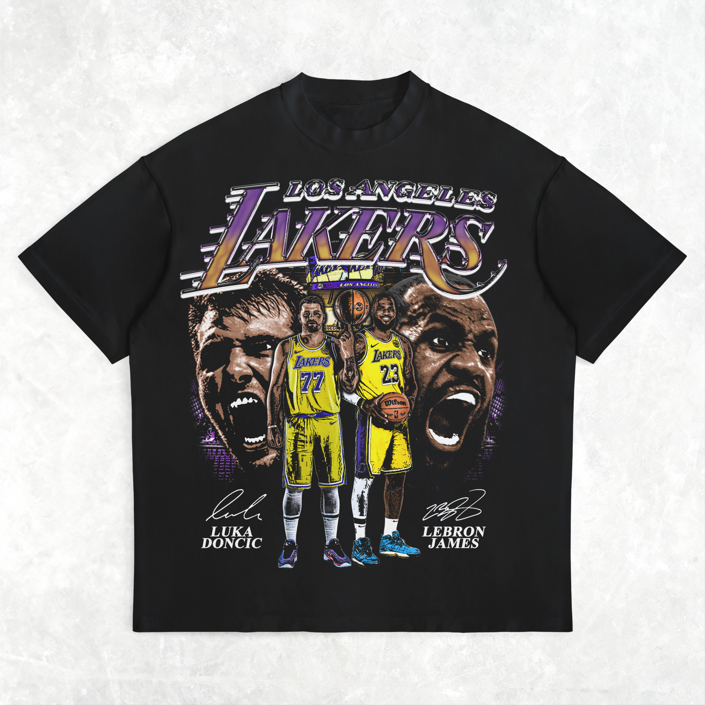 LUKA & LEBRON LAKER TEE