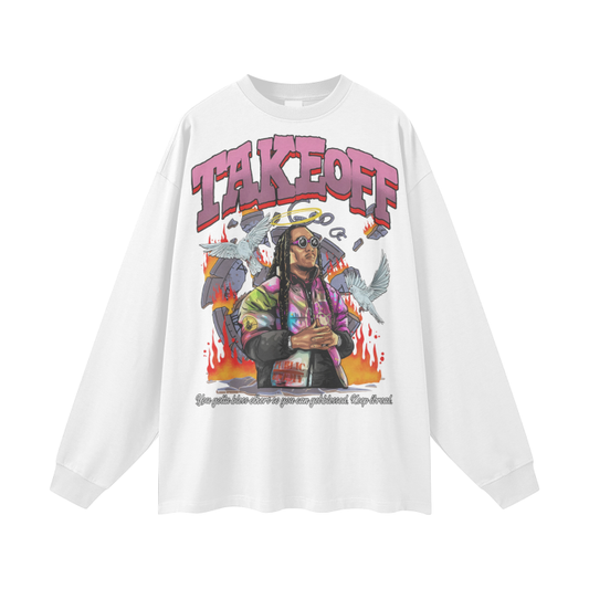 Migos Takeoff "Tribute" FOG Long Sleeve Tee