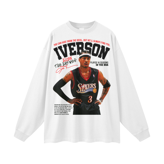 Allen Iverson "The Answer" FOG Long Sleeve Tee