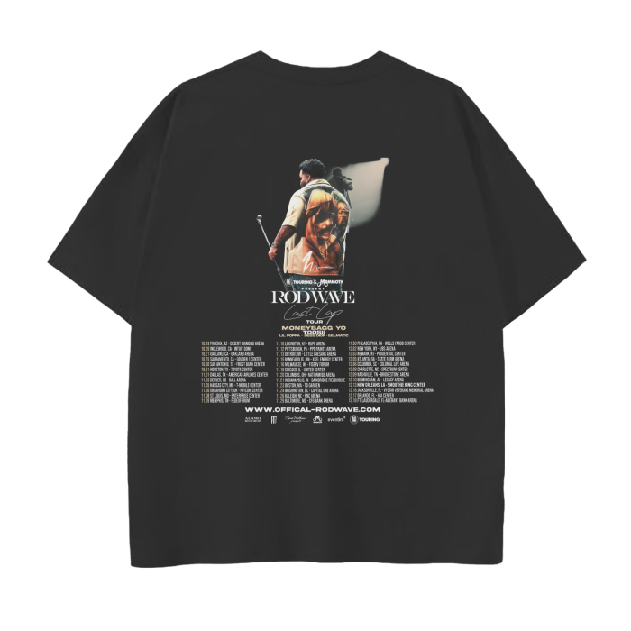 ROD WAVE "LAST LAP TOUR" TEE (BLACK)