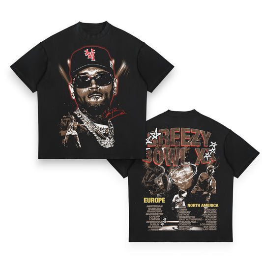CHRIS BROWN "BREEZY BOWL" HEAVYWEIGHT TEE