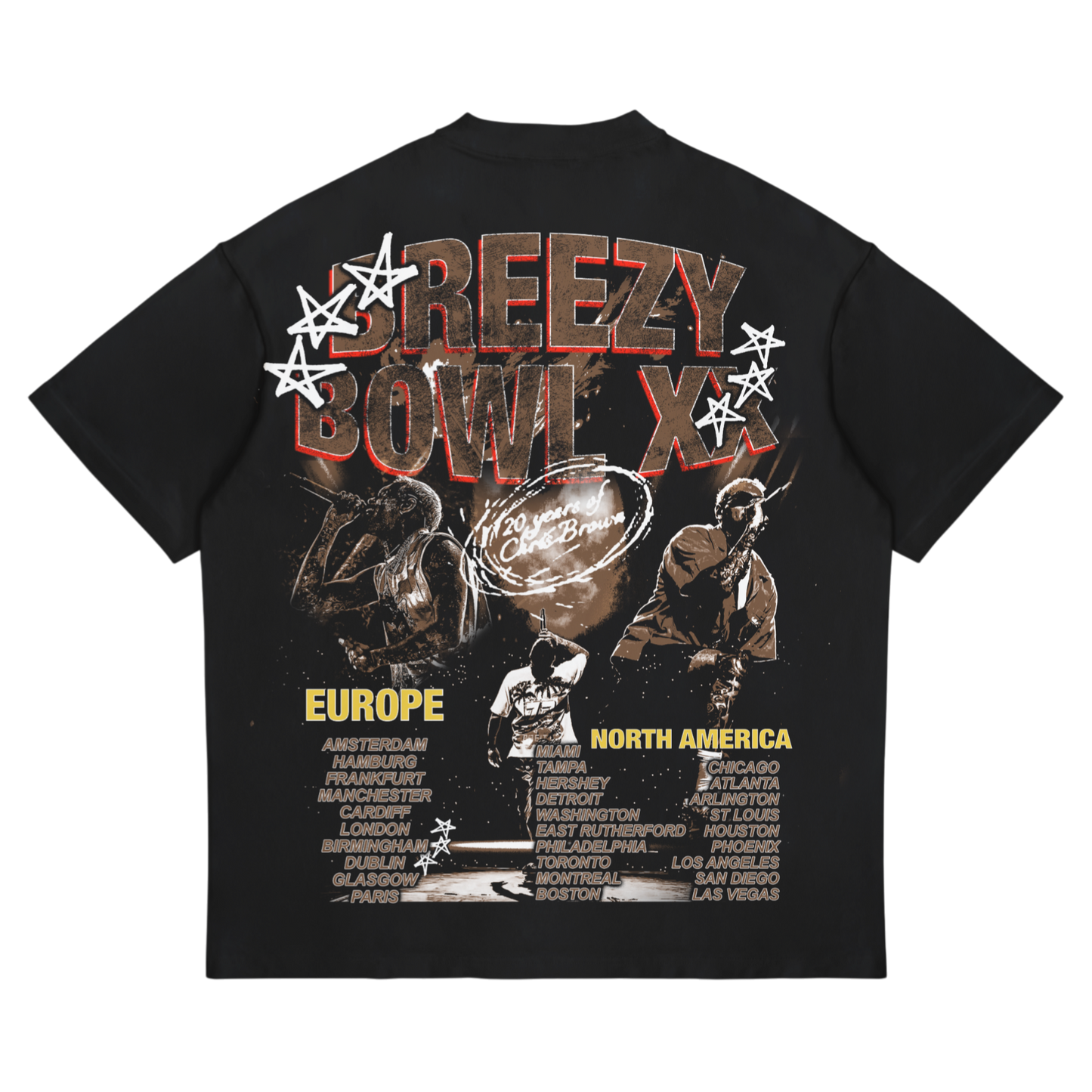 CHRIS BROWN "BREEZY BOWL" HEAVYWEIGHT TEE