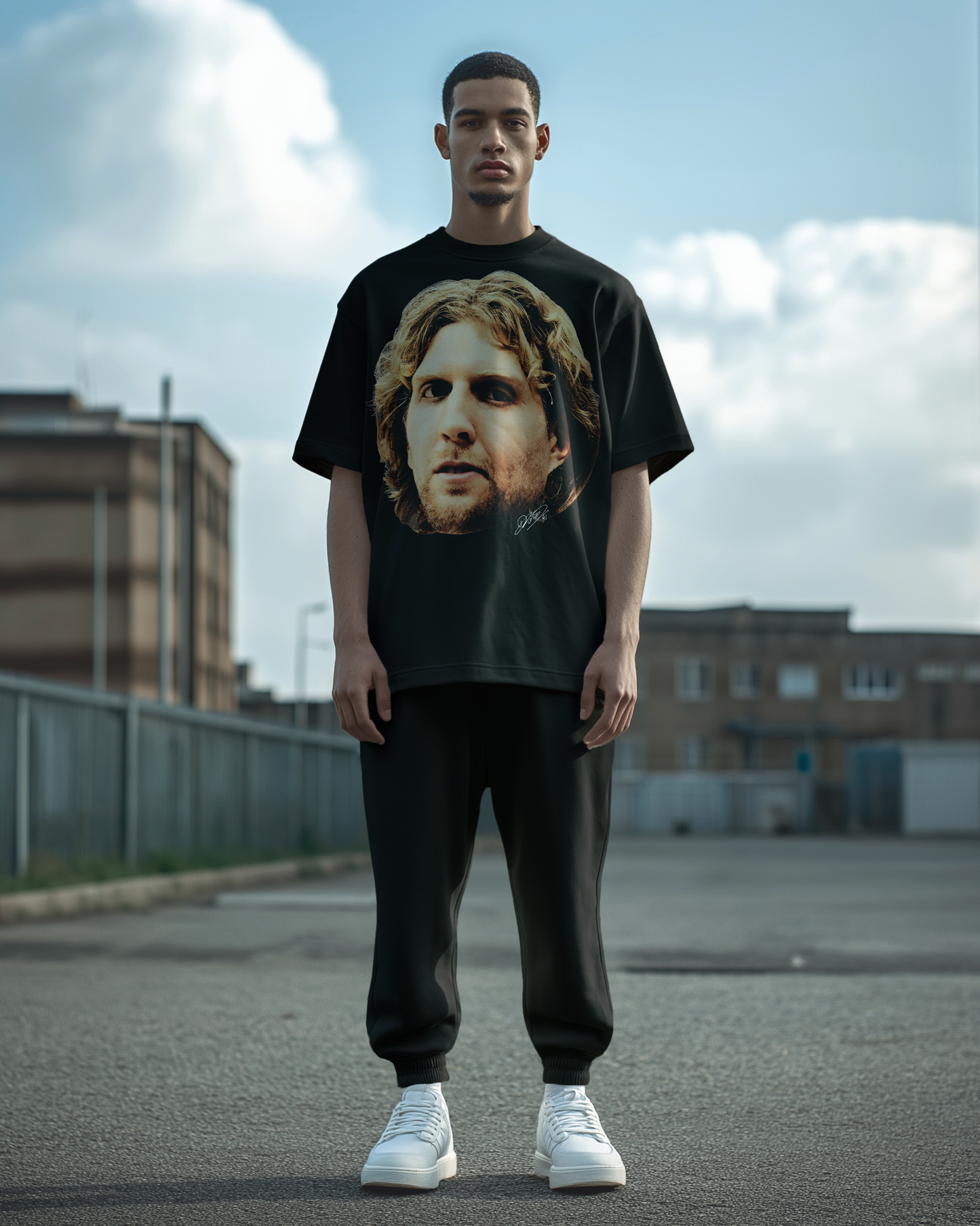 DIRK NOWITSKI "BIG FACE" TEE