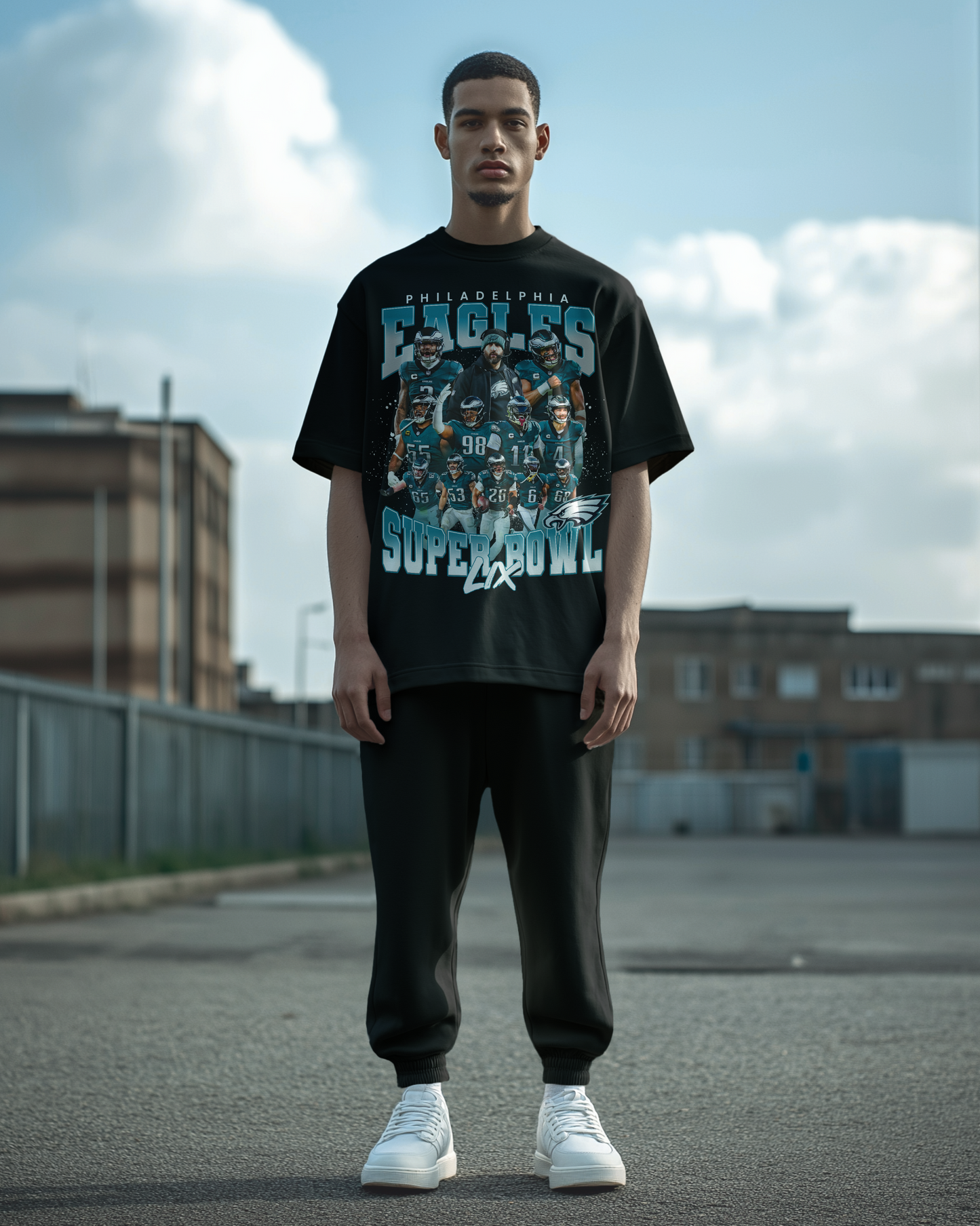 PHILADELPHIA EAGLES SUPER BOWL 59 TEE