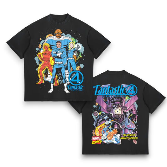 FANTASTIC FOUR "FIRST STEPS" HEAVYWEIGHT TEE