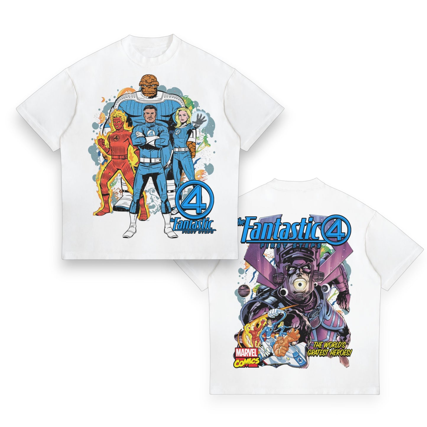 FANTASTIC FOUR "FIRST STEPS" HEAVYWEIGHT TEE
