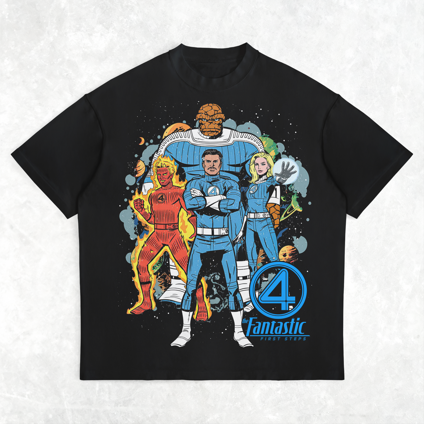 FANTASTIC FOUR "FIRST STEPS" HEAVYWEIGHT TEE