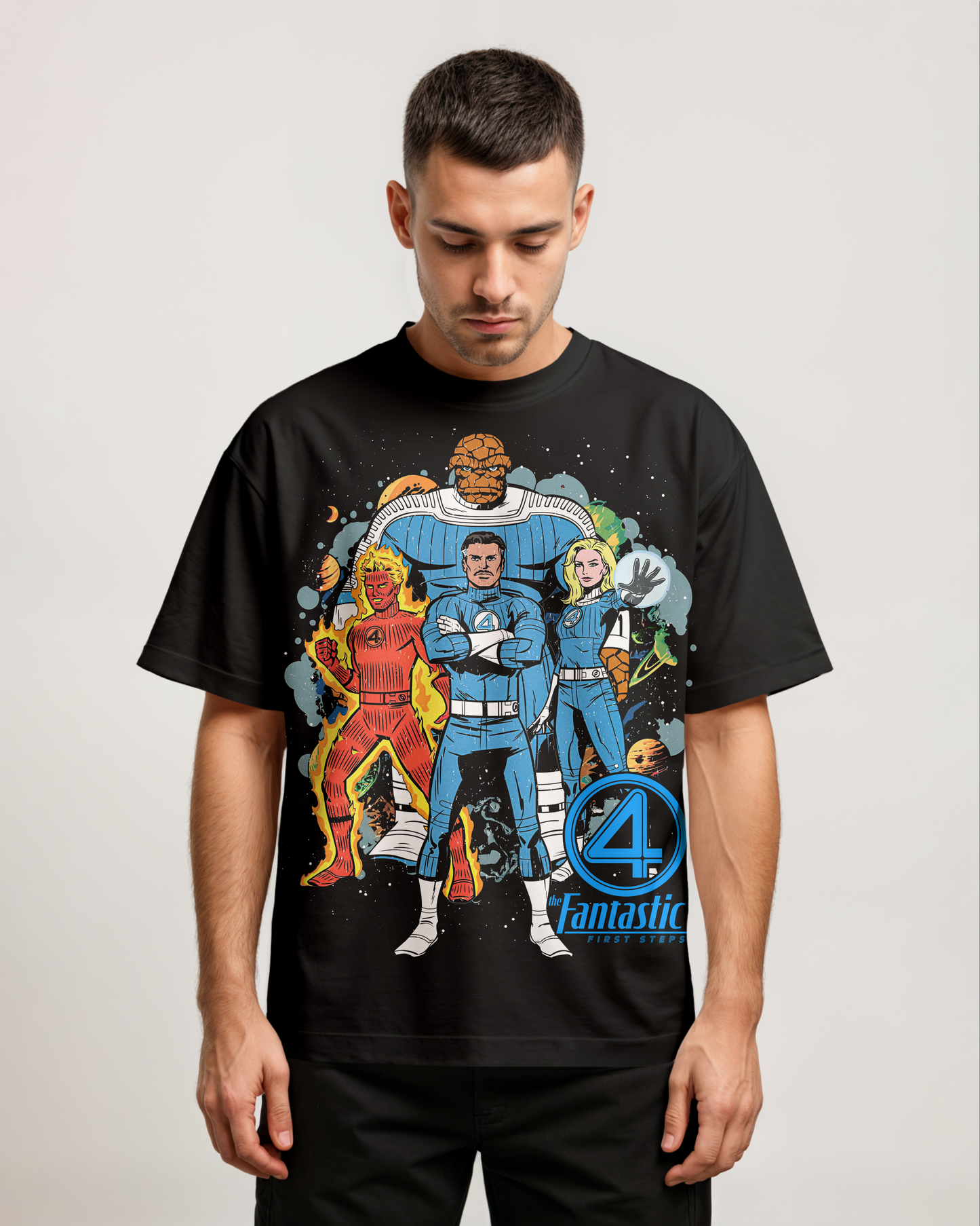 FANTASTIC FOUR "FIRST STEPS" HEAVYWEIGHT TEE