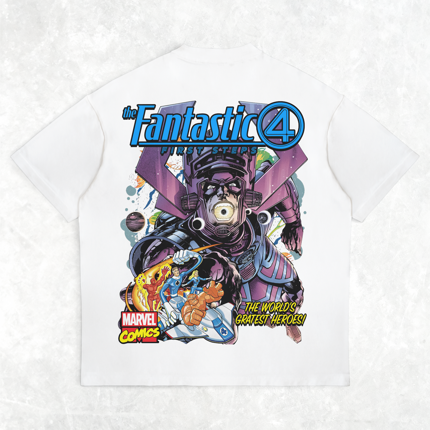 FANTASTIC FOUR "FIRST STEPS" HEAVYWEIGHT TEE