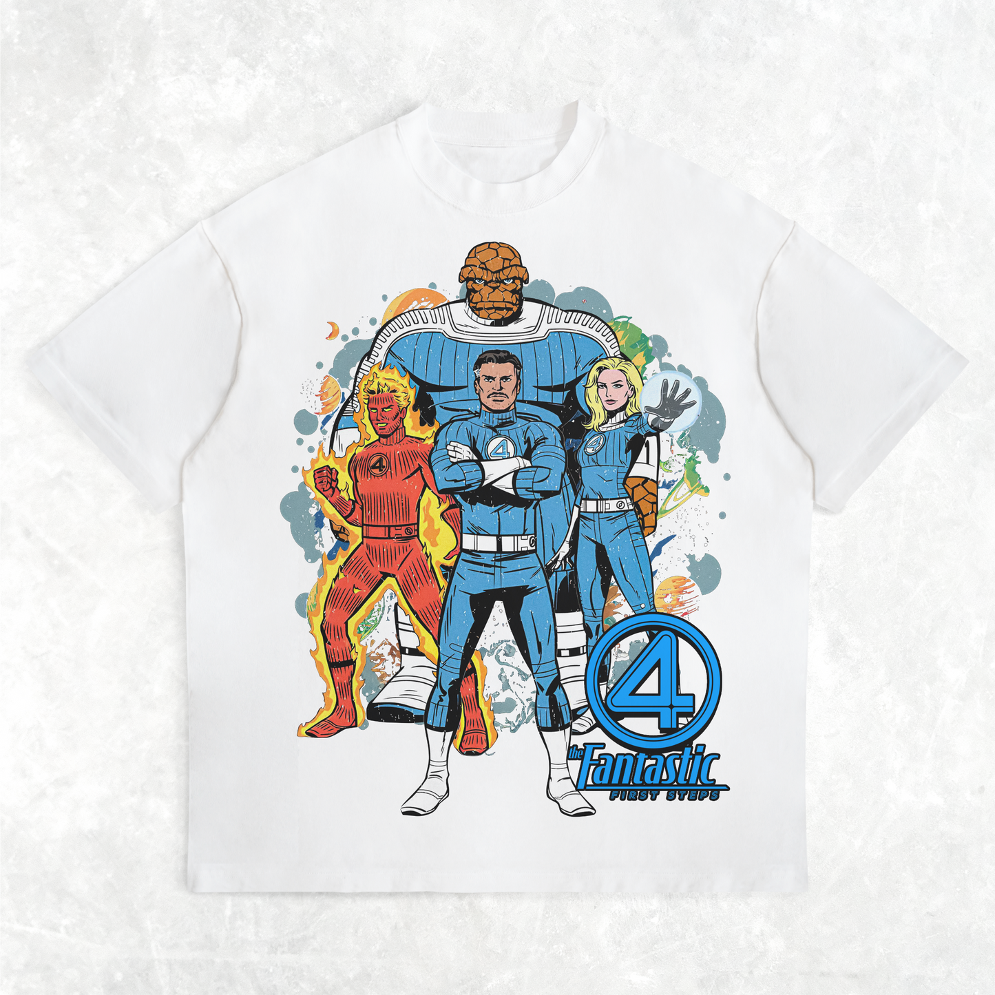 FANTASTIC FOUR "FIRST STEPS" HEAVYWEIGHT TEE