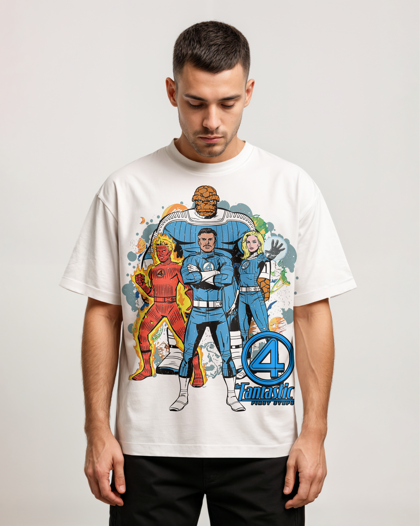 FANTASTIC FOUR "FIRST STEPS" HEAVYWEIGHT TEE