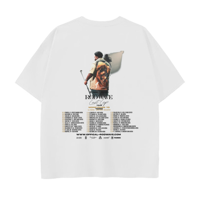 ROD WAVE "THE LAST LAP" TOUR TEE (WHITE)