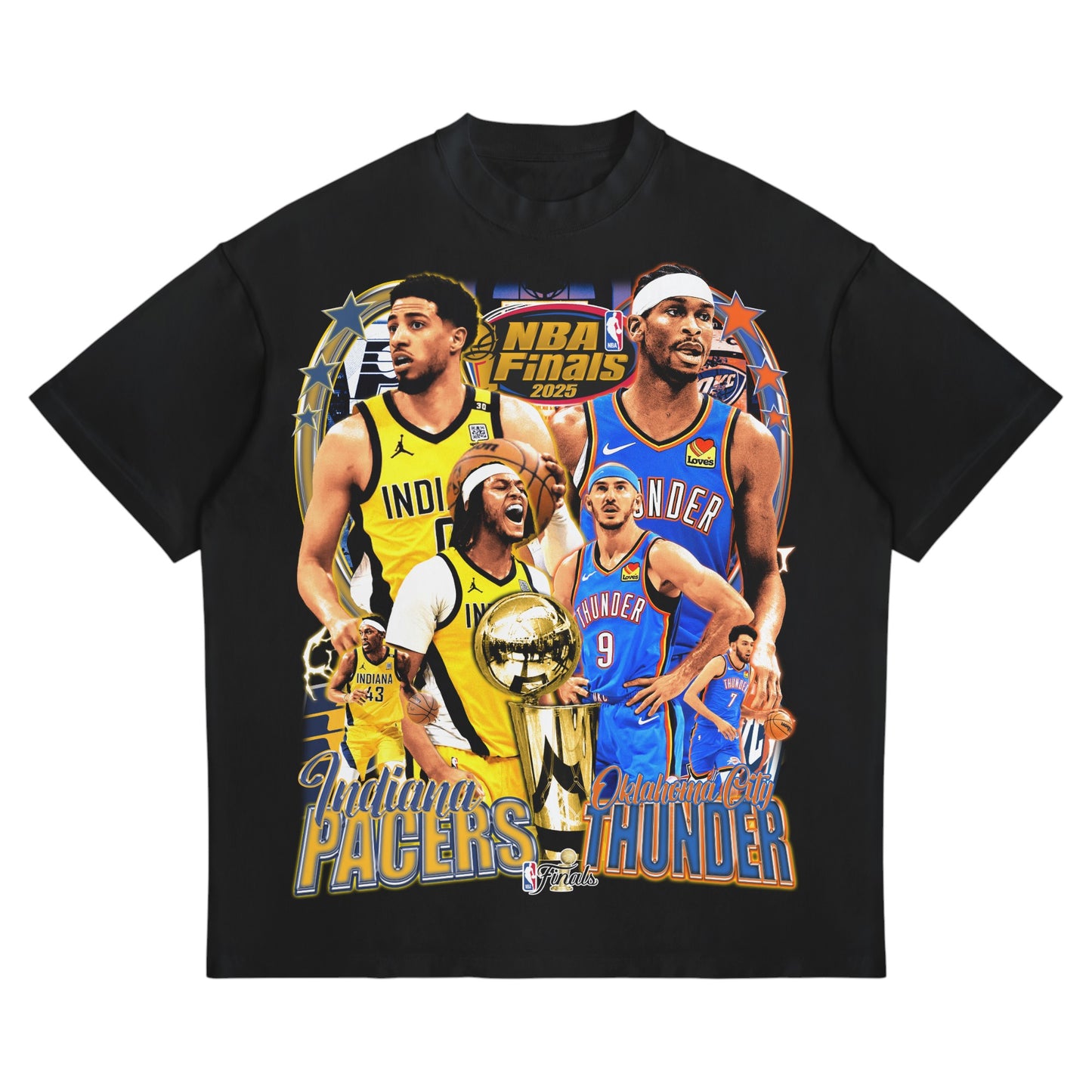 PACERS VS THUNDER NBA FINALS 2025 TEE [DS]
