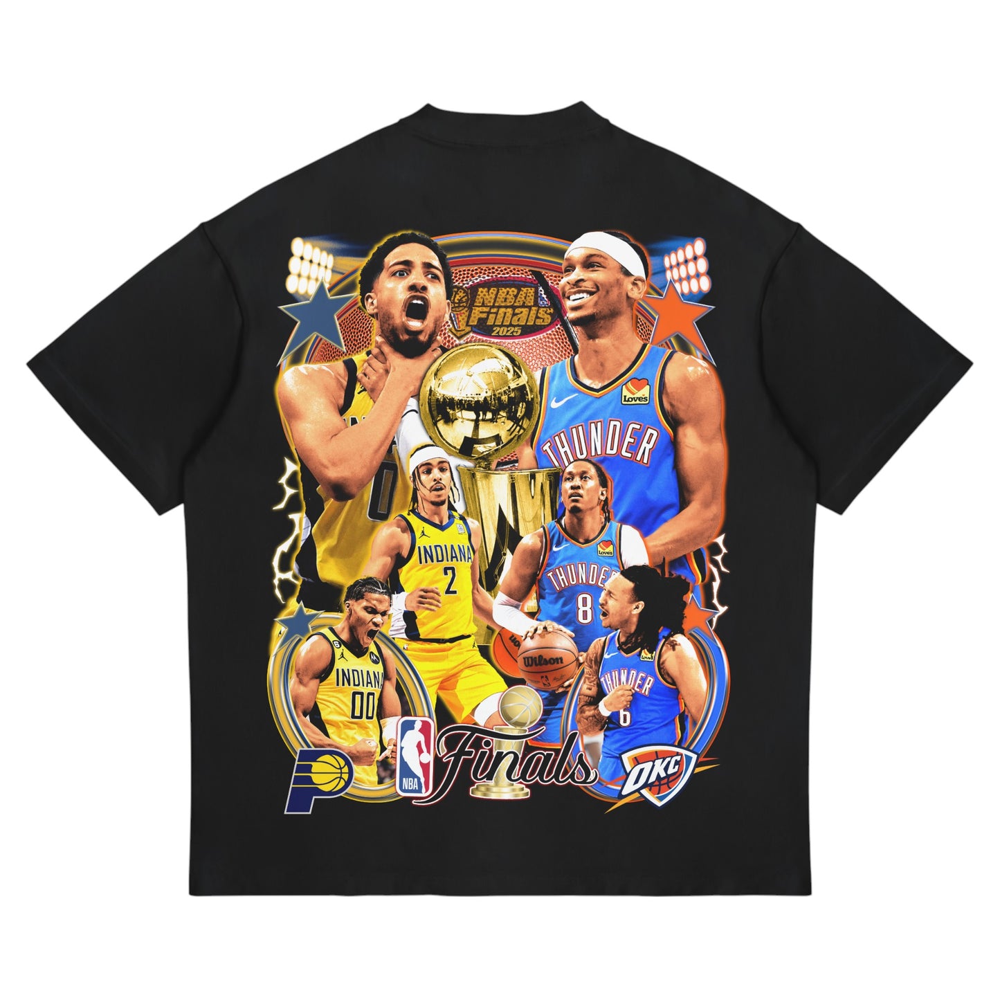 PACERS VS THUNDER NBA FINALS 2025 TEE [DS]