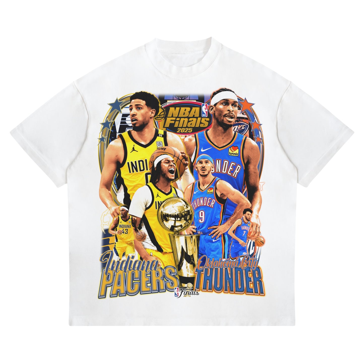 PACERS VS THUNDER NBA FINALS 2025 TEE [DS]
