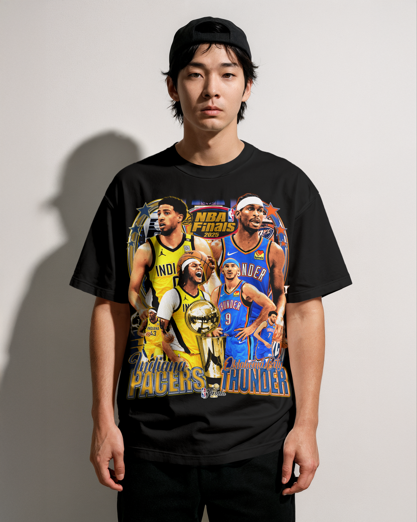 PACERS VS THUNDER NBA FINALS 2025 TEE [DS]