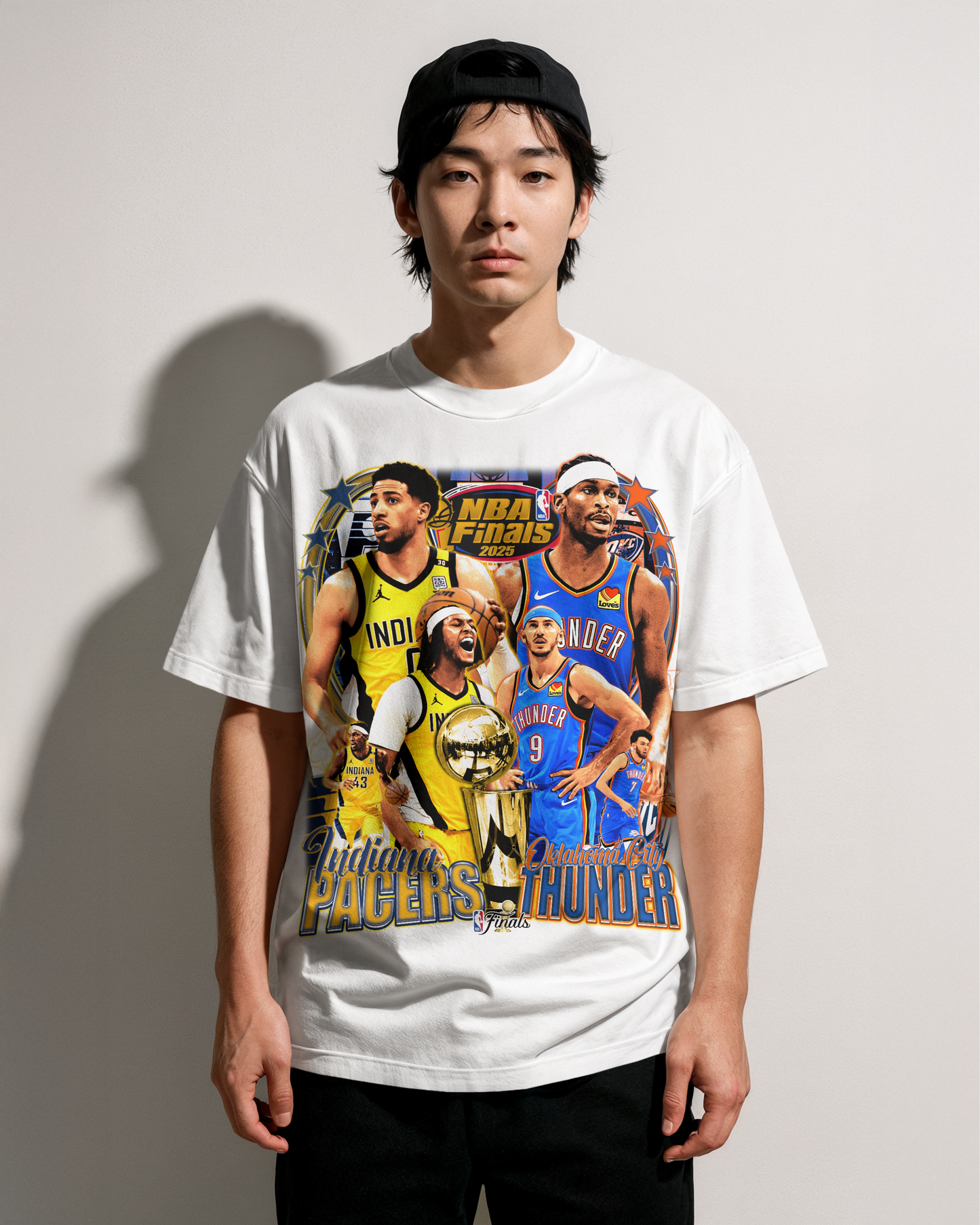 PACERS VS THUNDER NBA FINALS 2025 TEE [DS]