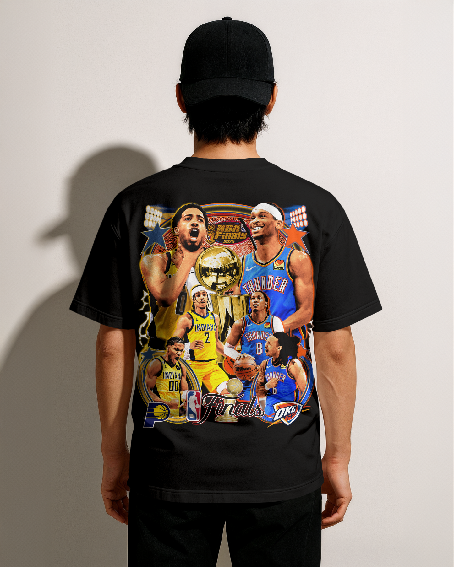 PACERS VS THUNDER NBA FINALS 2025 TEE [DS]