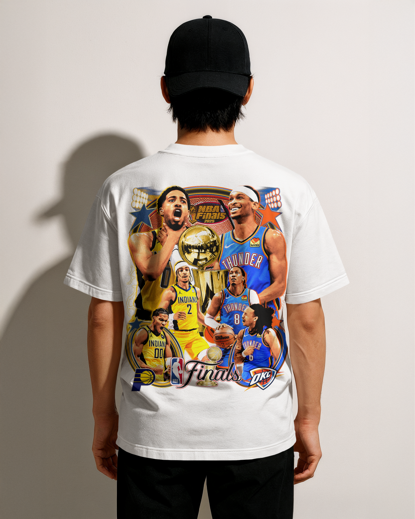 PACERS VS THUNDER NBA FINALS 2025 TEE [DS]